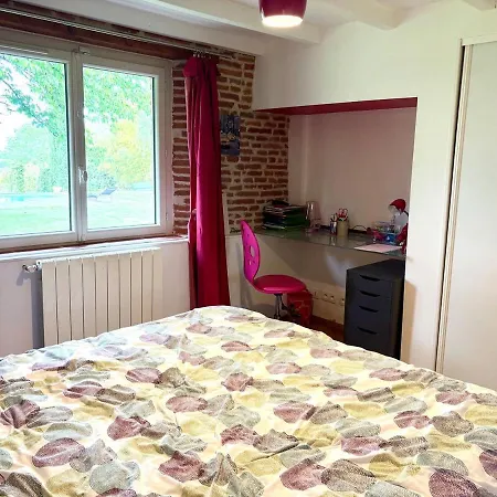 Maison De Caractere, Piscine & Grand Jardin A 10 Minutes De Toulouse *